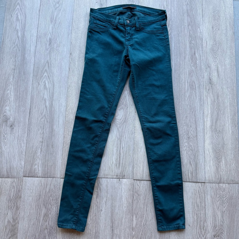 Flying Monkey Skinny Teal Denim Jeans - Picture 2 of 16